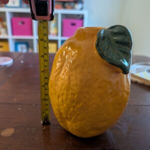 Lemon Shaped Ceramic Vase